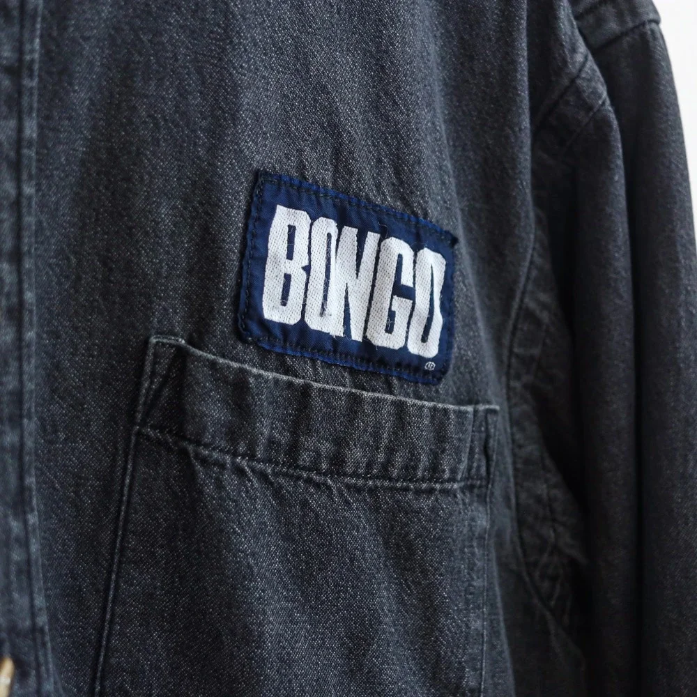 Vintage 90s Pepsi Brew Crew Denim Shirt M‎ Workwear Bowling Promo Patch